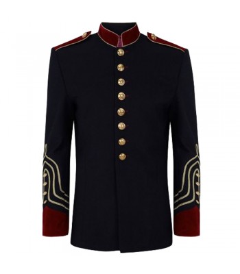 Men Military Style Coat Steampunk Surplus Jacket Halloween